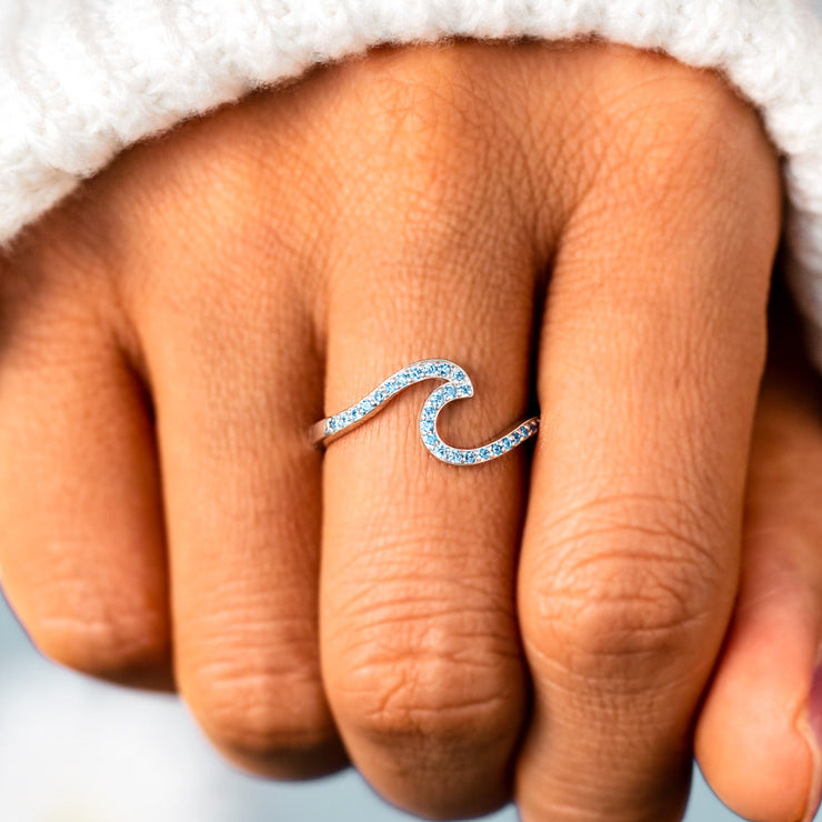 I'd Be So Lost Without You Waves Ring