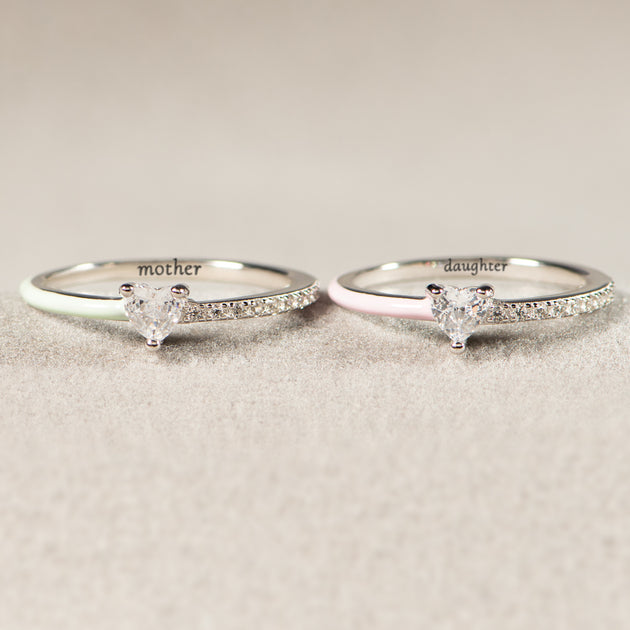 Mother daughter online rings