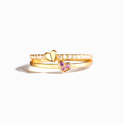Duo Hearts Ring