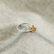 Personalized 2-5 Heart Ring