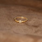 String Together Beautiful Moments Pave Sphere Ring