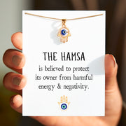 Hamsa Evil Eye Necklace