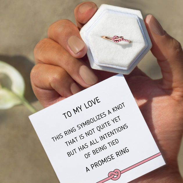 Love Knot Promise Ring - Main Image