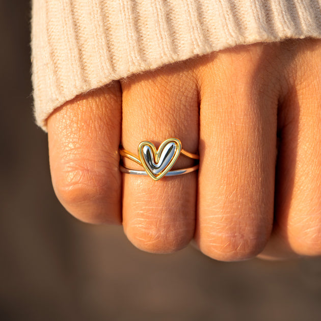 Layered Heart Ring | Story Jewellery