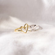 Layered Heart Ring