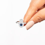 Hamsa Ring-May Every Evil Eye In Your Life Go Blind 