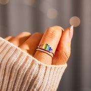 A Rainbow of Friends Matching Rainbow Ring