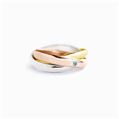 Best Friend, Girlfriend, True Love Trinity Ring