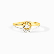 Two-Tone Double Knot Ring