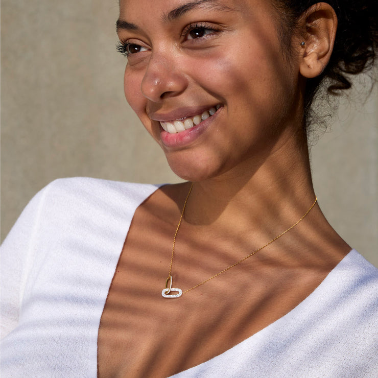 Interlocking Oval Necklace