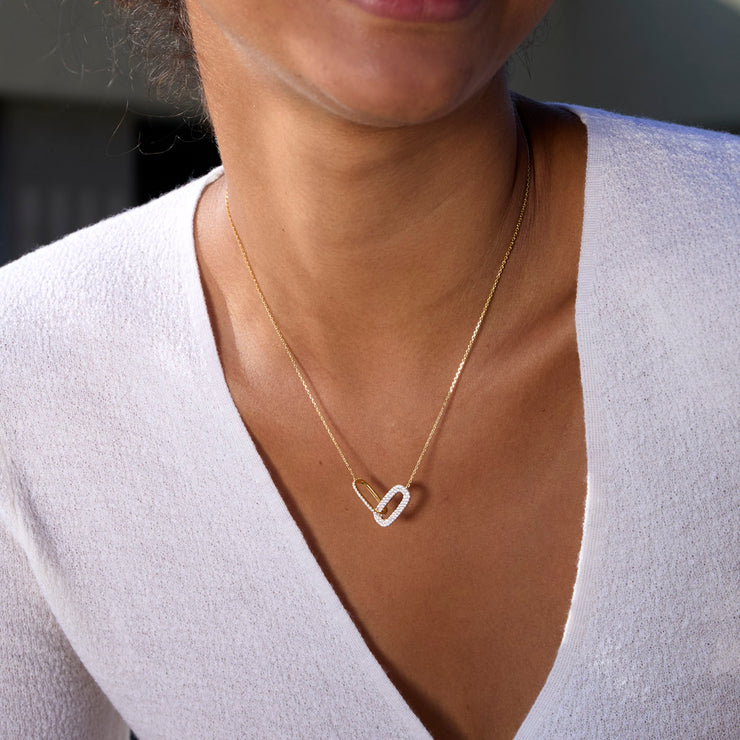 Interlocking Oval Necklace