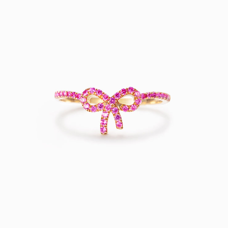 Pink Bowtie Ring