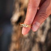 Purest Bond in the World Two Strand Knot Ring