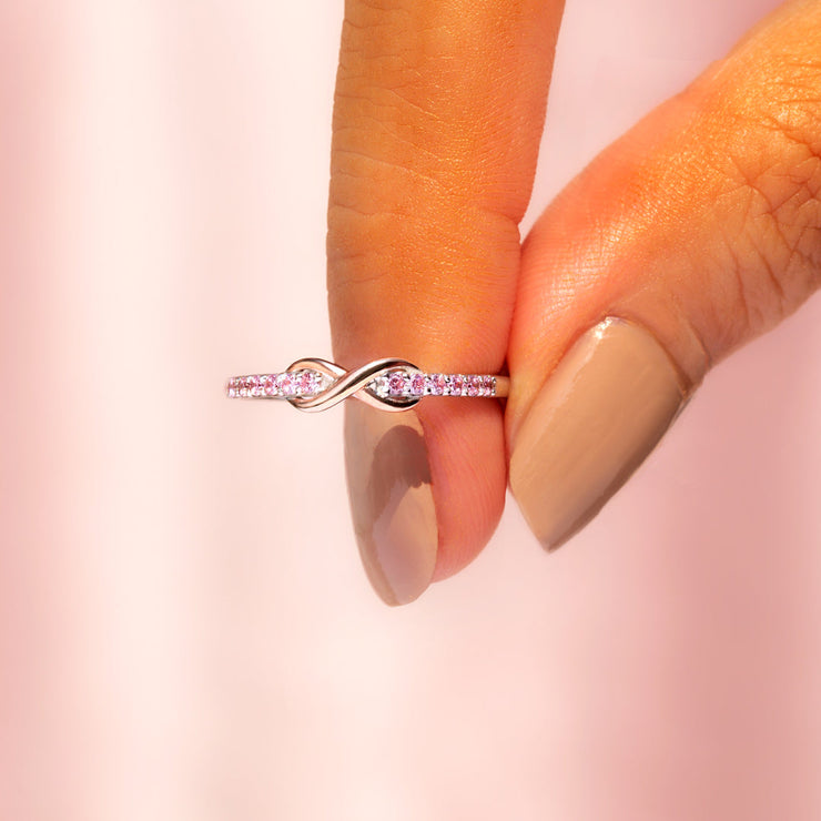 Always And Forever Matching Infinity Band Ring