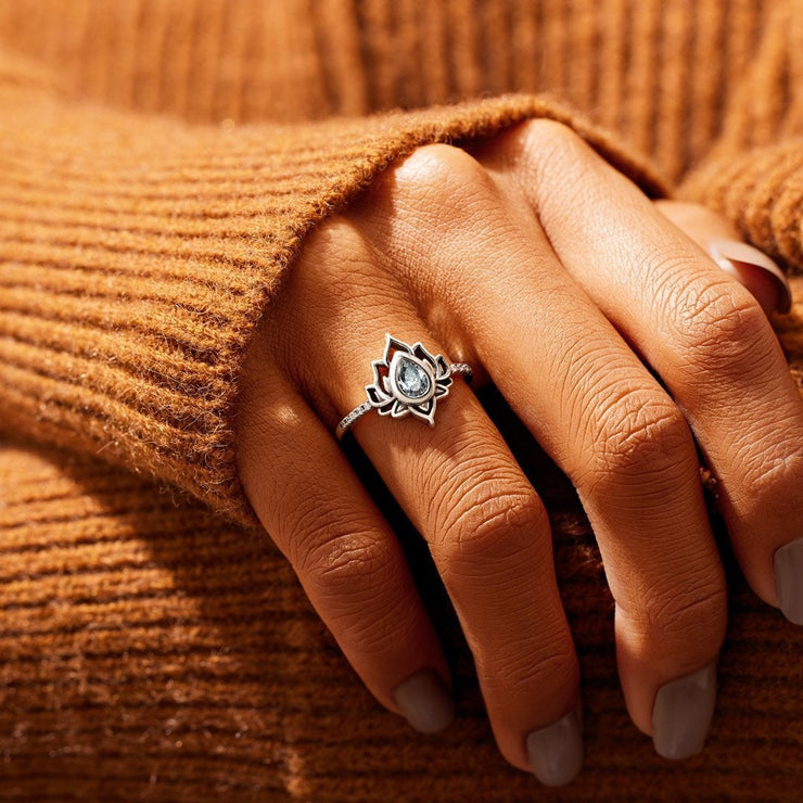 Rise Above Lotus Ring