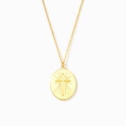 Radiant Cross Necklace