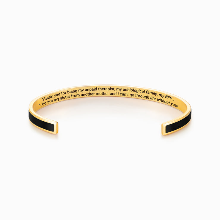 You Are My Sister From Another Mother Color Bangle