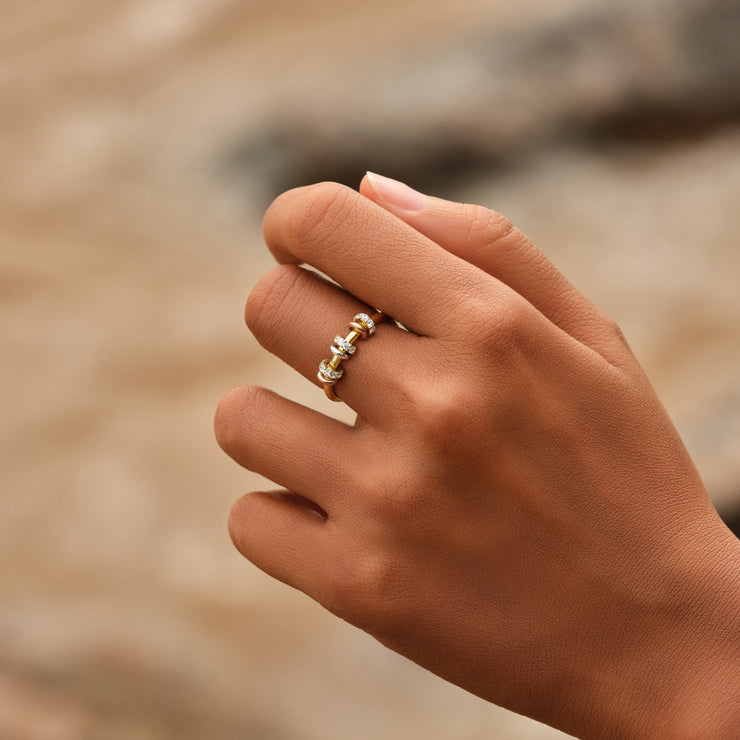 Tri-Tone Fidget Ring