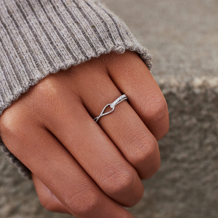 Knot Double Band Ring