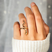 Minimalist Snake Open Ring
