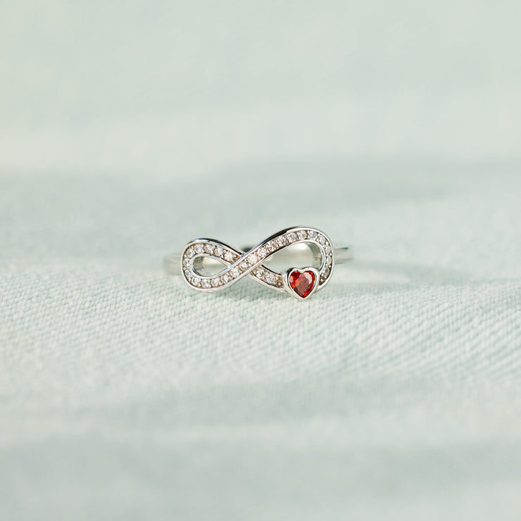 Forever Heart Infinity Ring