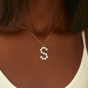 Daisy Initial Necklace