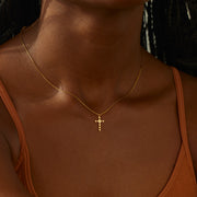 Marquise Cross Necklace