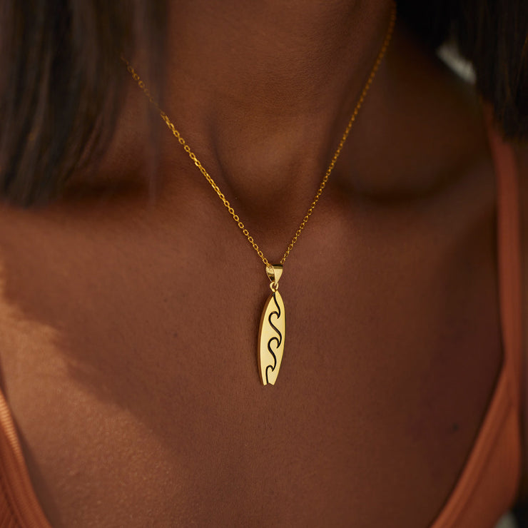Surfboard Necklace