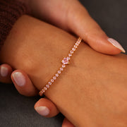 Pavé Heart Bracelet