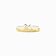 Be Unshakable Two Tone Mountain Ring