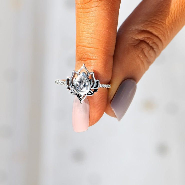 For Daughter Rise Above Lotus Ring