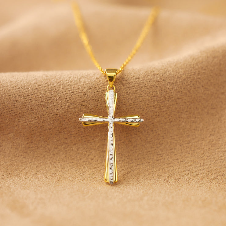 Double-Layer Cross Necklace