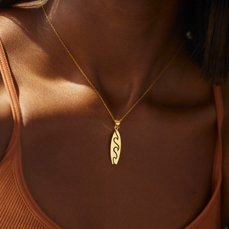 Surfboard Necklace