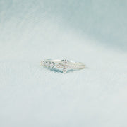 Pavé Sideways Cross Ring