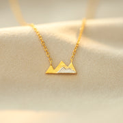Two Toned Mountain Necklace