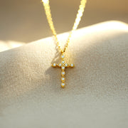 Marquise Cross Necklace
