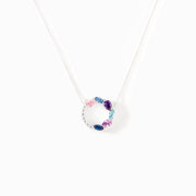 Nana's Circle of Love 1-8 Marquise Water Drop Birthstone Necklace