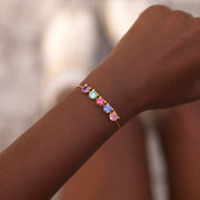 The Cat Mother 1-8 Birthstone Pet Head Bracelet