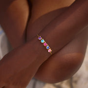 The Cat Mother 1-8 Birthstone Pet Head Bracelet