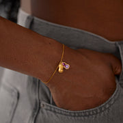 2-3 Birthstone Peanut Bracelet