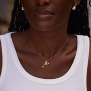 Cocktail Birthstone Necklace