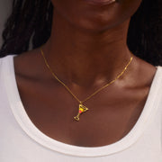 For Besties Custom Cocktail Birthstone Necklace