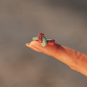 Right There Beside You Birthstone Knot Ring