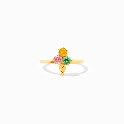 Ice Cream Birthstones Ring