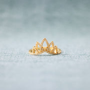 Stay Queenly Hollow Out Crown Ring