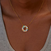 Vivid Circle Necklace