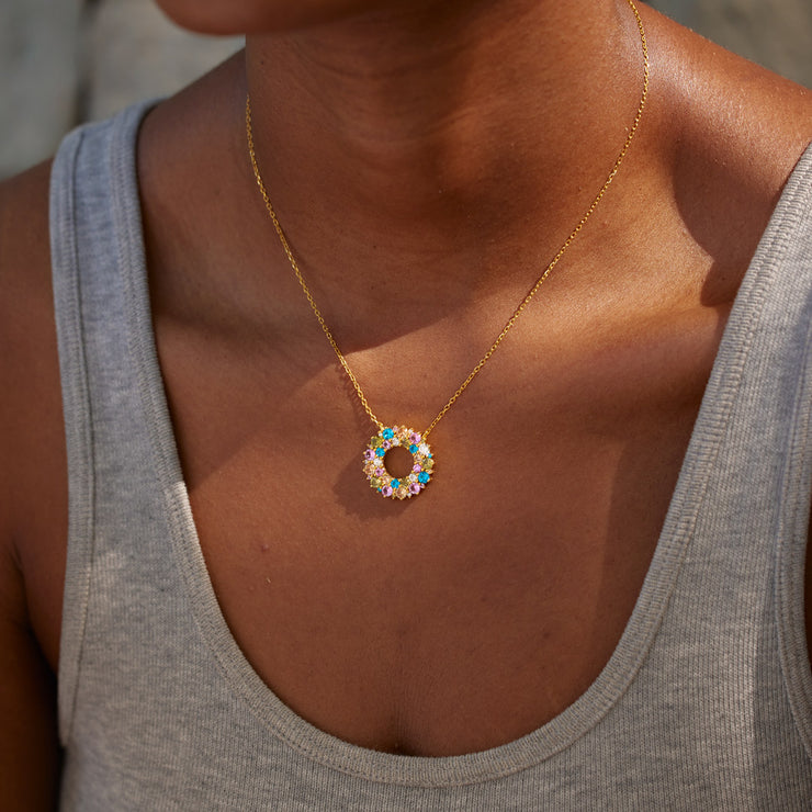 Vivid Circle Necklace