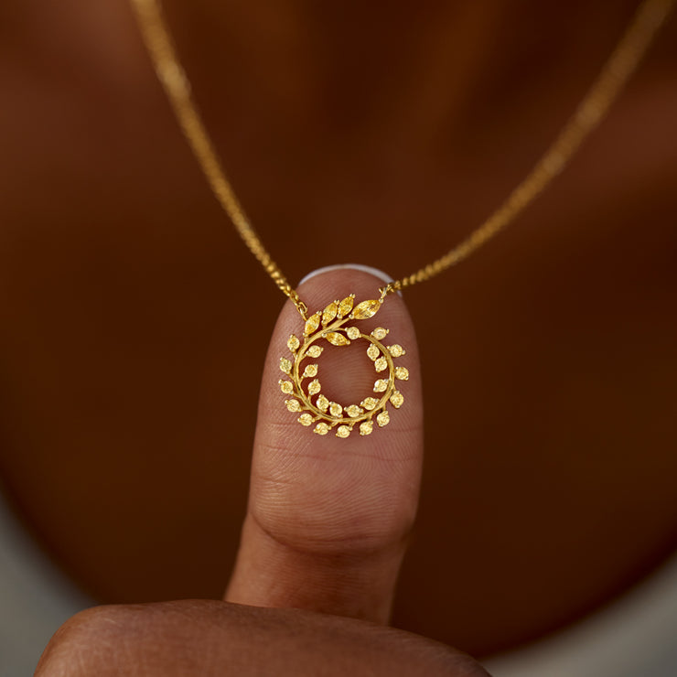 Golden Circle Necklace