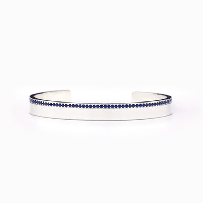 Blue Strip Bangle