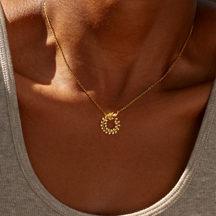 Golden Circle Necklace